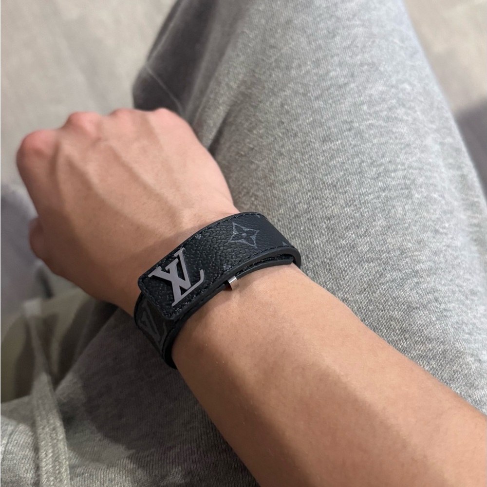 Louis Vuitton Black Monogram Bracelet